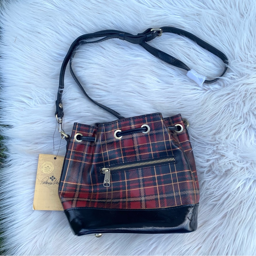 Patricia Nash Melrose Tartan Bucket Bag NWT